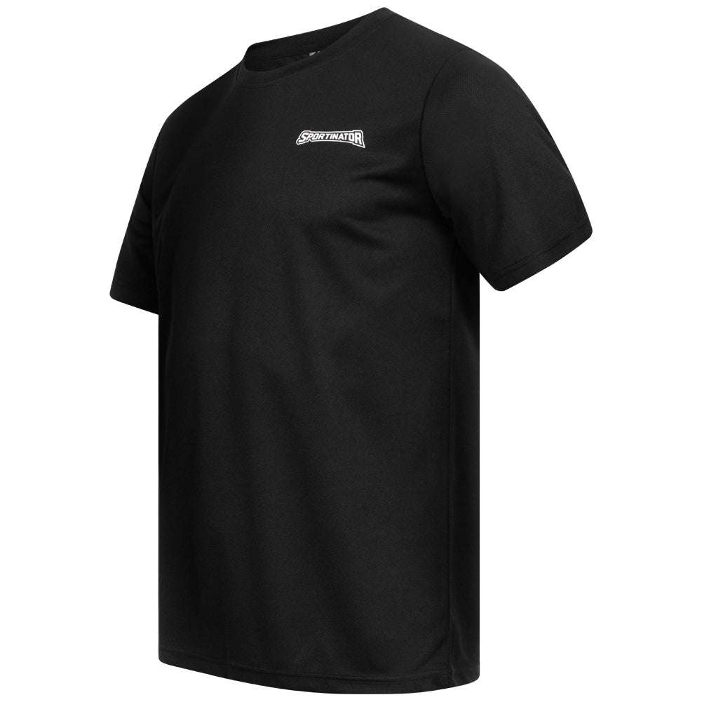 SPORTINATOR Essentials Hombre Camiseta de entrenamiento negro