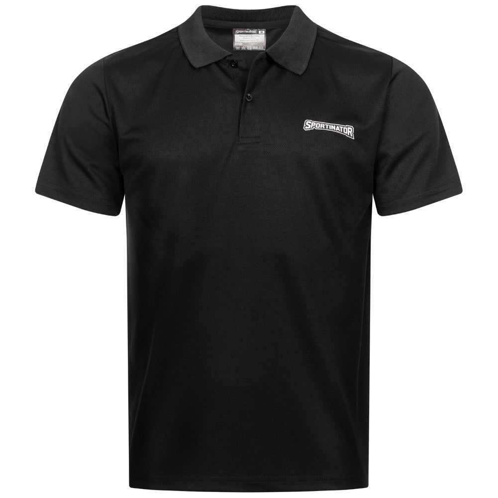 SPORTINATOR Essentials Hombre Polo de entrenamiento negro