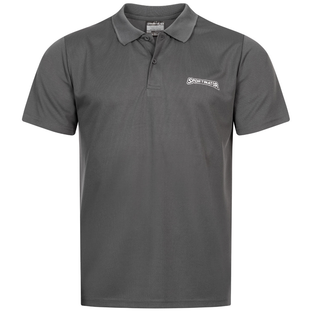SPORTINATOR Essentials Hombre Polo de entrenamiento gris