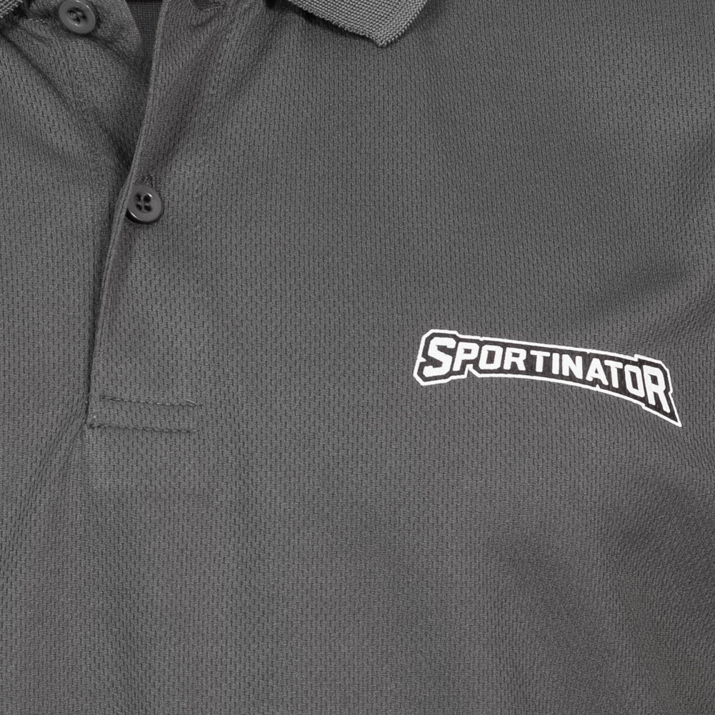 SPORTINATOR Essentials Hombre Polo de entrenamiento gris