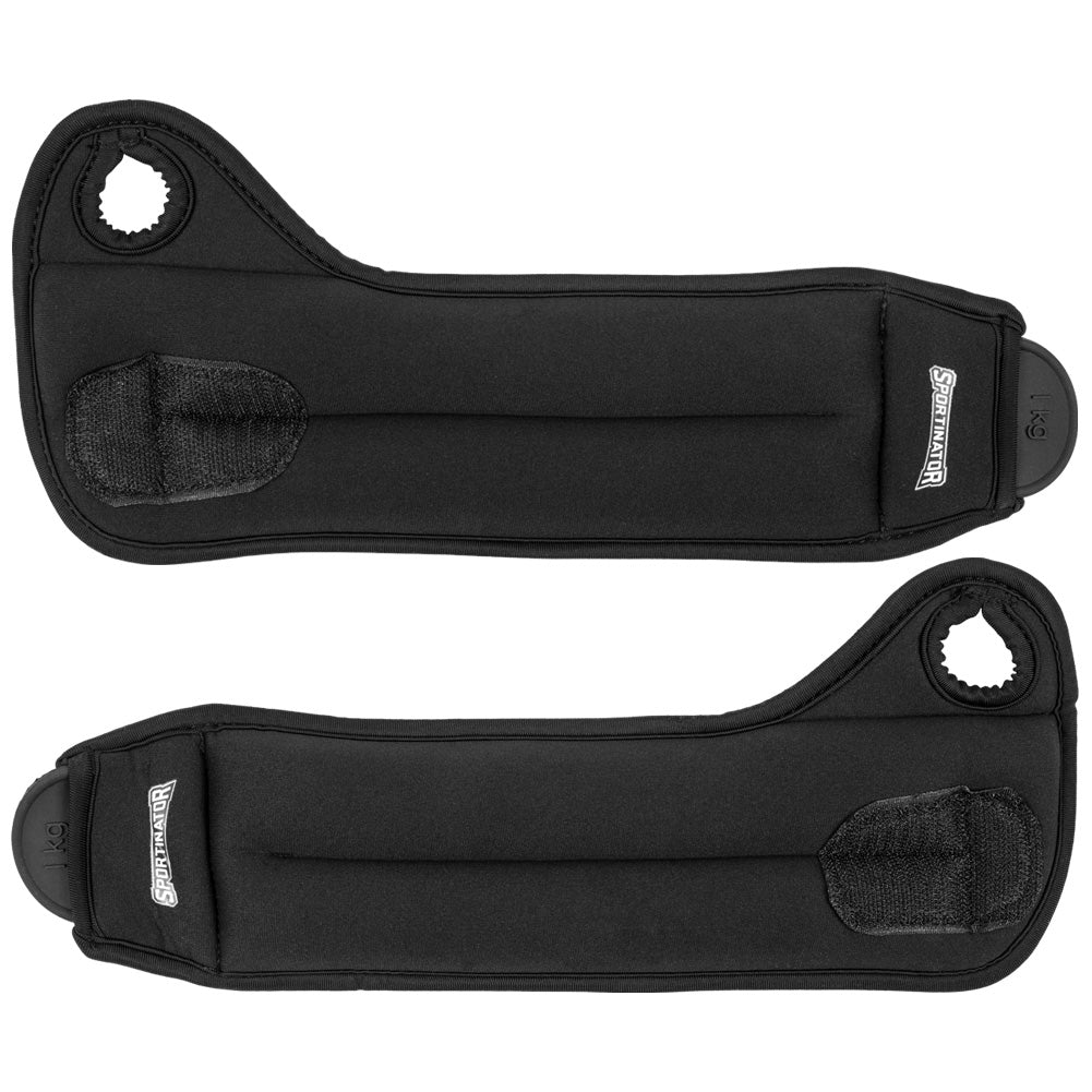 SPORTINATOR Premium Arm Gewichtsmanschetten 1 kg 2 Stück
