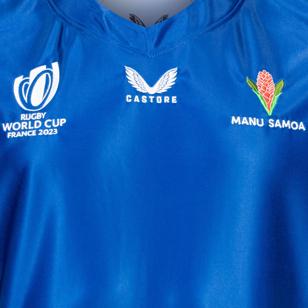 Samoa Rugby WM CASTORE Herren Heim Trikot TM3340-BLUE