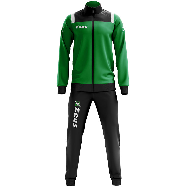 Zeus Tuta Relax Vesuvio Hombre ChÃ¡ndal Verde Negro