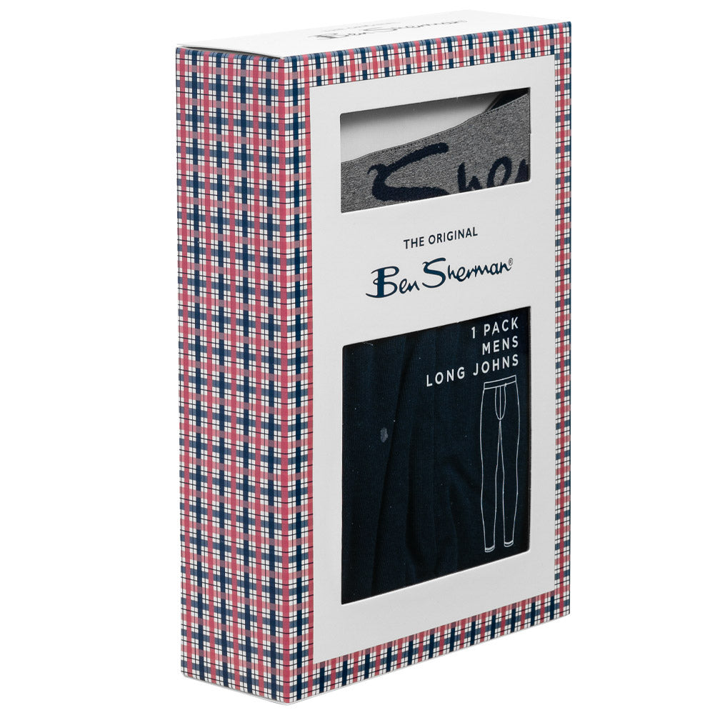 BEN SHERMAN Long John Hombre Calzoncillos largos U5-1360-BS-MARINO