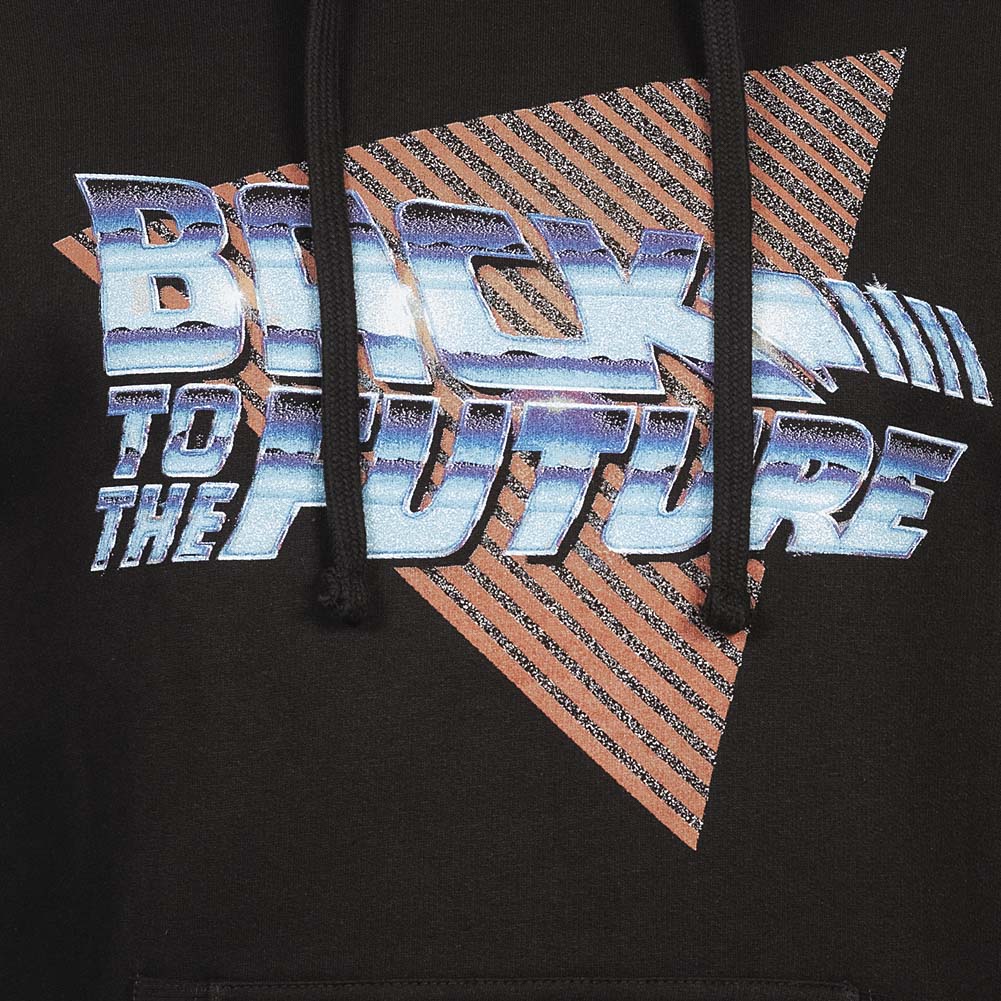 Zurück in die Zukunft Chrome Logo Herren Hoodie UNMHS070BLK