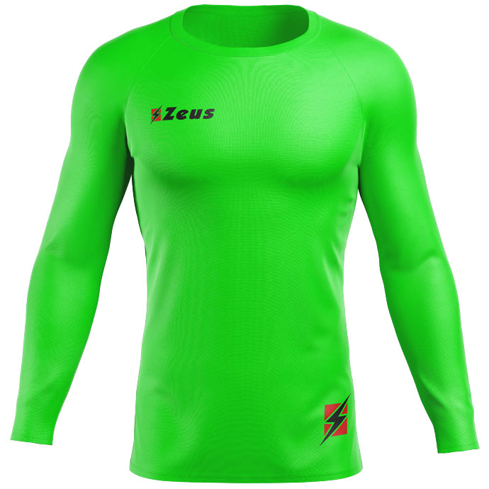 Zeus Fisiko Camiseta interior Camiseta funcional de manga larga verde neÃ³n
