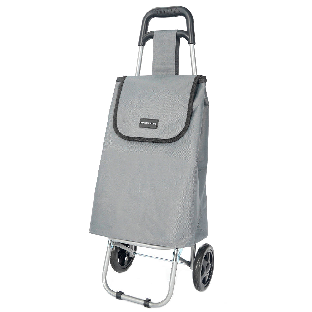 VERTICAL STUDIO klappbarer Einkaufstrolley 35 L grau